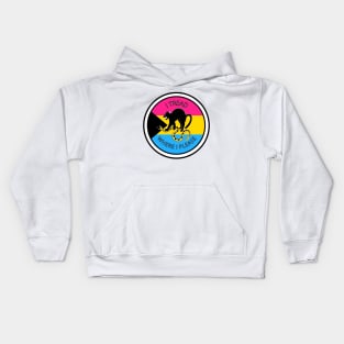 I Tread Where I Please - Demi Pansexual Kids Hoodie